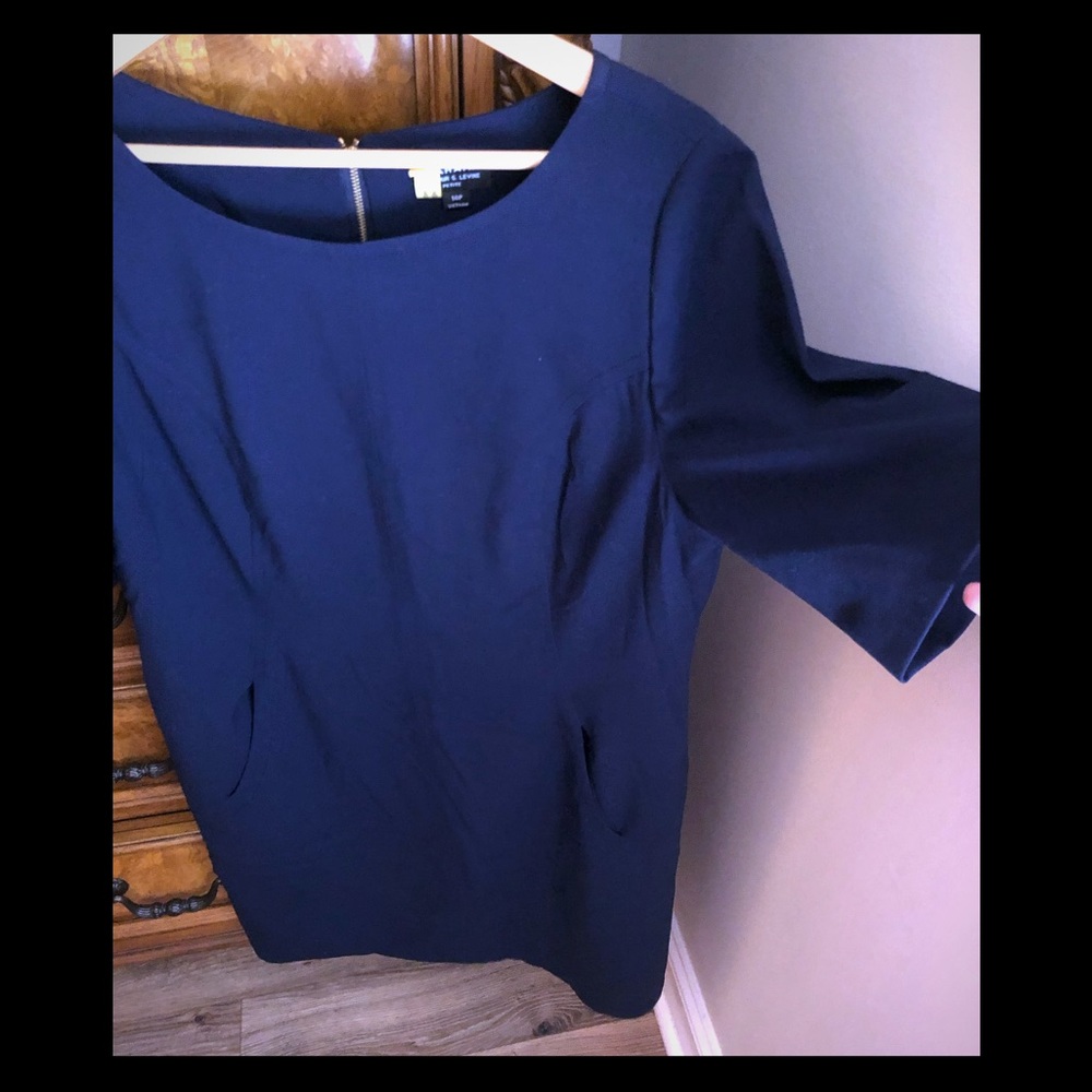 Tahari Arthur S. Levine Elbow Sleeve Dress